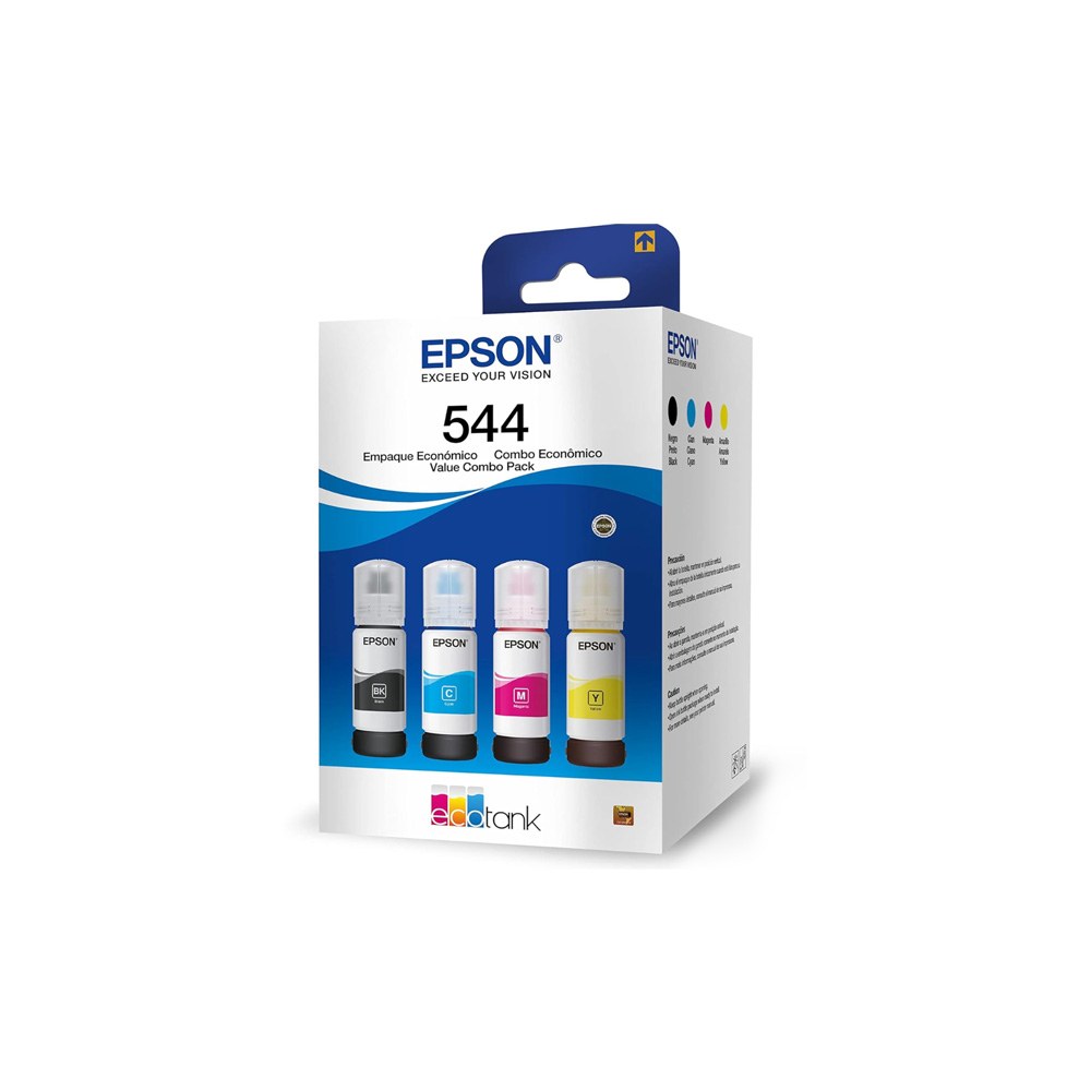 BOTELLAS EPSON T544 PACK 4 NEGRO/CYAN/MAGENTA/AMARILLO L3110/L3150
