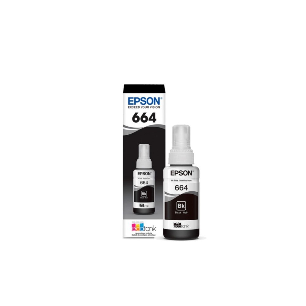 [T664120-AL] BOTELLA EPSON T664 NEGRO L110/L200/L210/L350/L35 4000 PAG T664120-AL