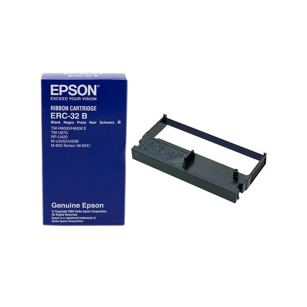 [ERC-32B] CINTA EPSON ERC-32B NEGRO TM-U675 TM-H6000