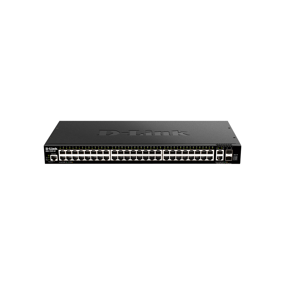 [DGS-1520-52] SWITCHES D-LINK DGS-1520-28 NON POE 52 PTOS/2 PTOS 10G SFP PLUS/2 PTOS 10GBASE-T