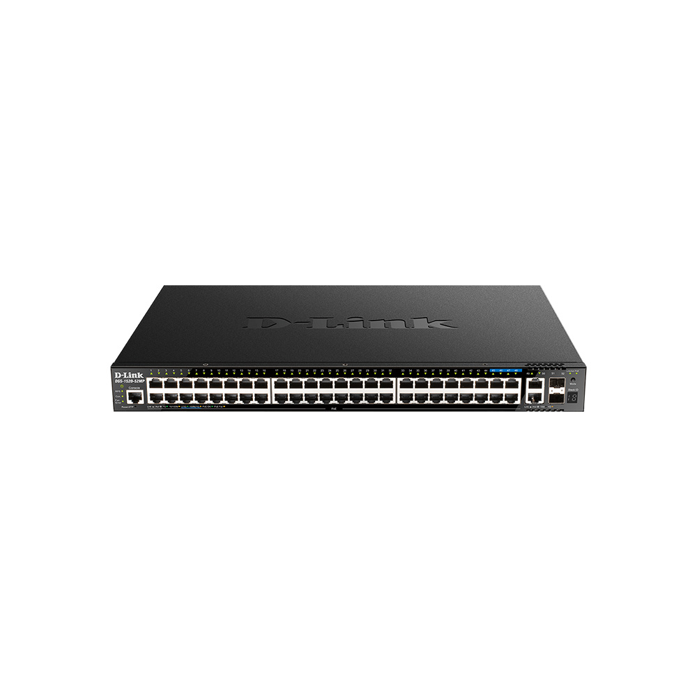 [DGS-1520-52MP] SWITCHES D-LINK DGS-1520-52MP POE 48PTOS/2 PTOS 10G SFP PLUS/2 PTOS 10GBASE-T