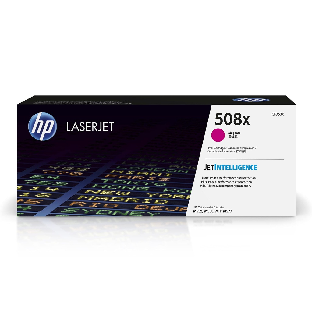 [CF363X] TONER HPINC 508X MAGENTA LASERJET M577/M553 9500 PAG CF363X