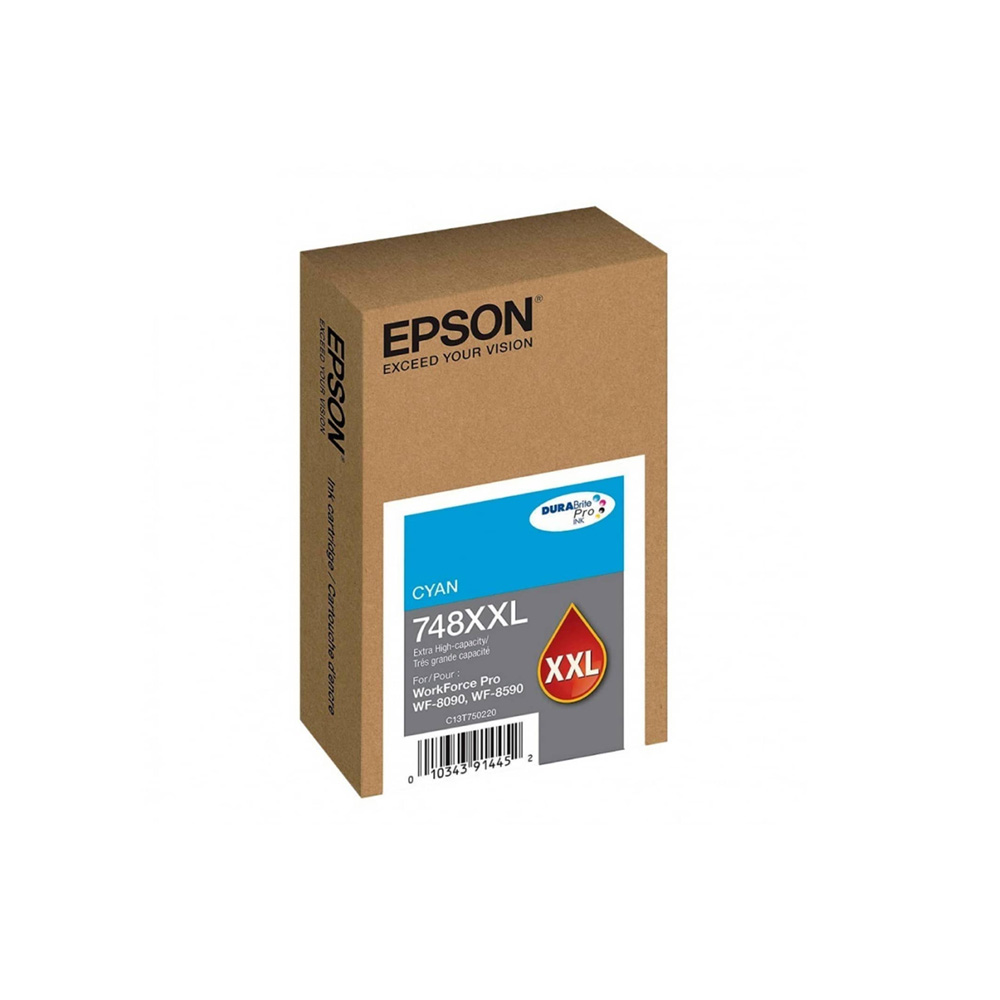 [T748XXL220-AL] TINTA EPSON T748XXL CYAN WF6090/6590 7000 PAG T748XXL220-AL