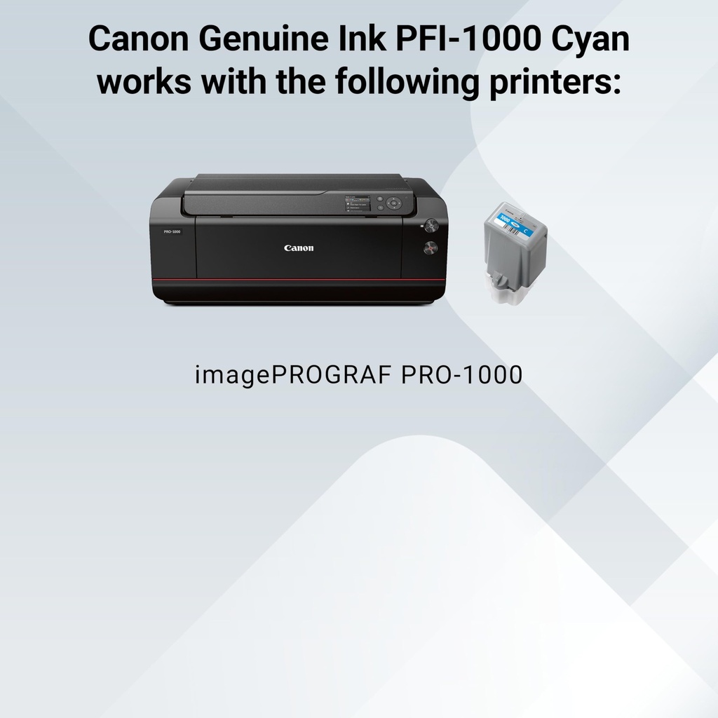 [0547C003AB] TINTA PFI-1000 CYAN 80ML IMAGEPROGRAF PRO-1000