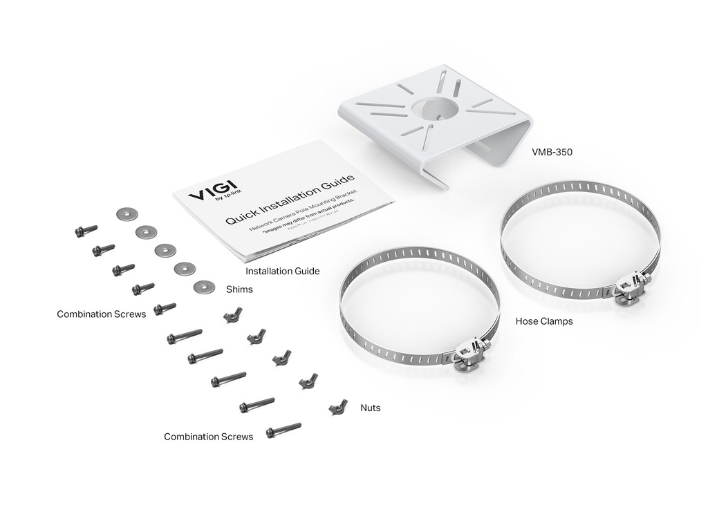 ACCESORIO TPLINK/SOPORTE DE MONTAJE VMB-350/COMP. CAMARA BULLET Y PT VIGI/MONTAJE FACIL