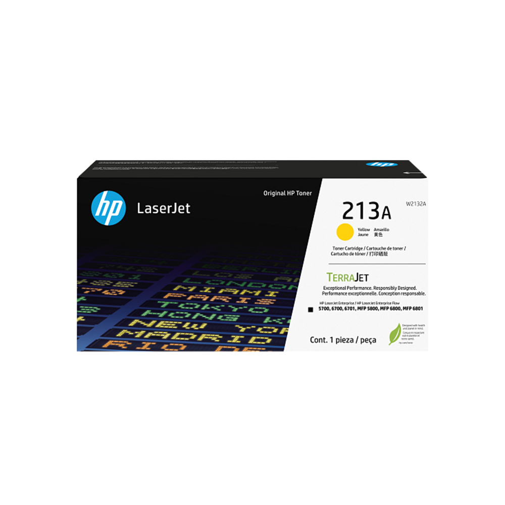 CONSUMIBLE HPINC//TONER 213A AMARILLO LASERJET 5700/5800/6700/6800 3000 PAG W2132A