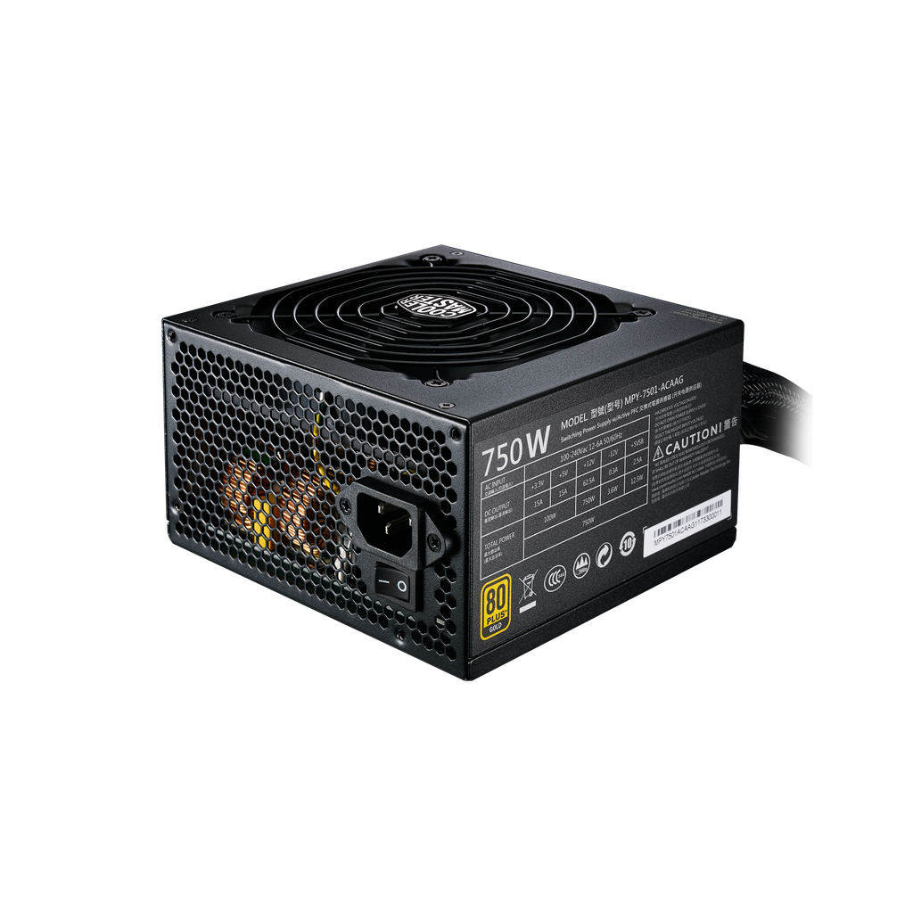 [MPX-7505-AFAG-BUS] FUENTE COOLER MASTER/ELITE GOLD 750W 80 PLUS GOLD MODULAR 24-PIN ATX