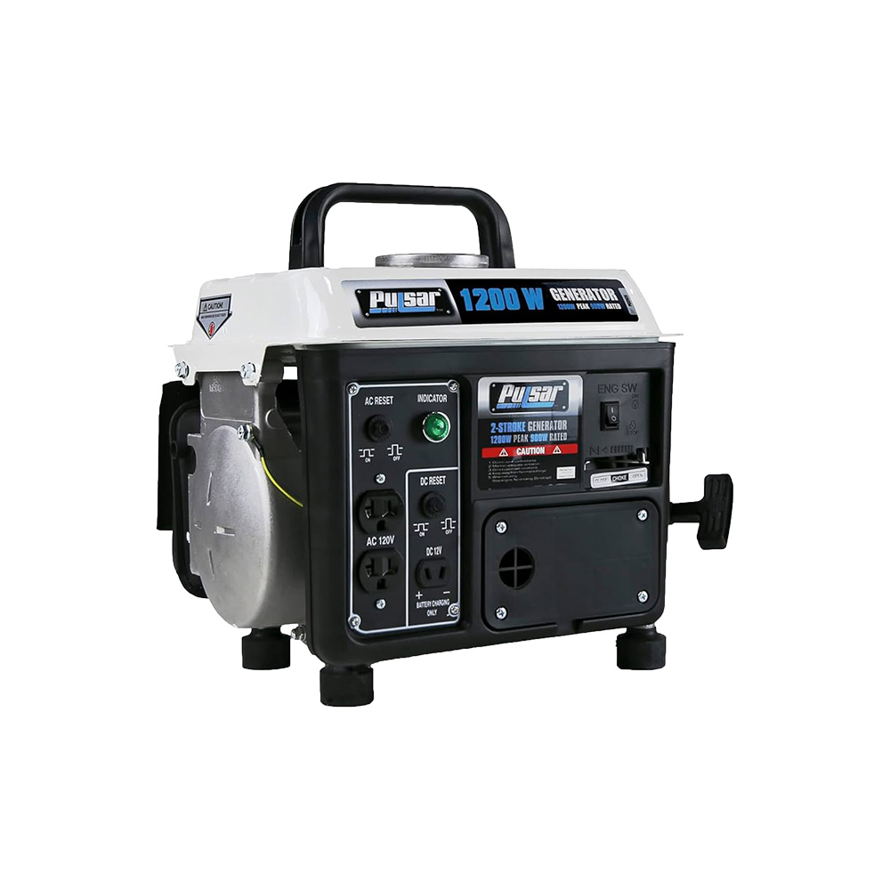 [PG1202SA] PROMO 2X1 GENERADOR PULSAR/PORTATIL PG1202SA GASOLINA 2 CICLOS 1200W 120V/12V RETROCESO ELECTRICO