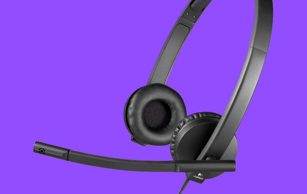 HEADSETS LOGITECH/H570E USB /CANCELACION ECO Y RUIDO /PC O MAC /