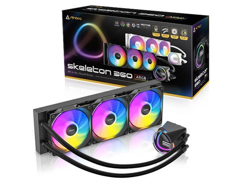 [SKELETON360ARGB-B] COOLER ANTEC/SKELETON 360 ARGB BLACK COMPATIBLE LGA1700 LGA1851 AM4 AM5