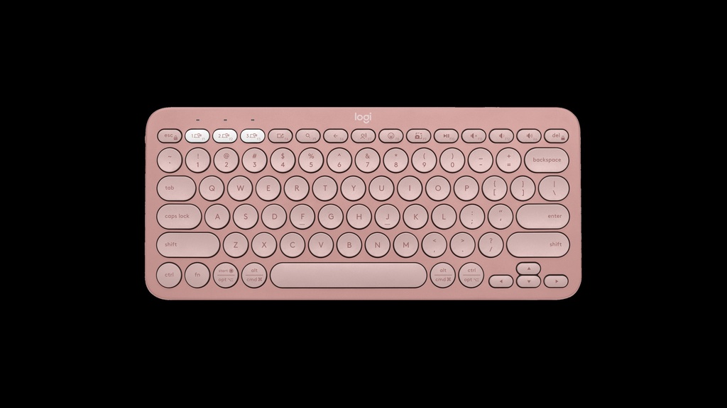 [920-011785] TECLADO LOGITECH/PEBBLE KEYS 2 K380S/BLUETOOHT/HASTA 3 DIPSTVOS/SPANISH LAYOUT/ROSE