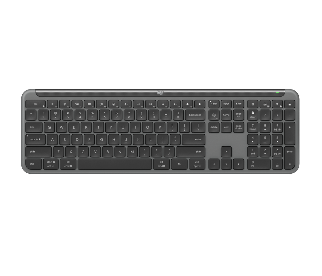 [920-012432] TECLADO LOGITECH/SIGNATURE SLIM K950/WIRELESS/INCLUY. NUM-PAD/AJUSTE HASTA 8GRADOS/HASTA 3 DISPOS