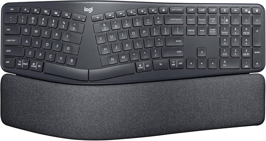 [920-009845] TECLADO LOGITECH/ERGO K860/WIRELESS/ERGONOMICO/REPOSA MUNECAS/NEGRO
