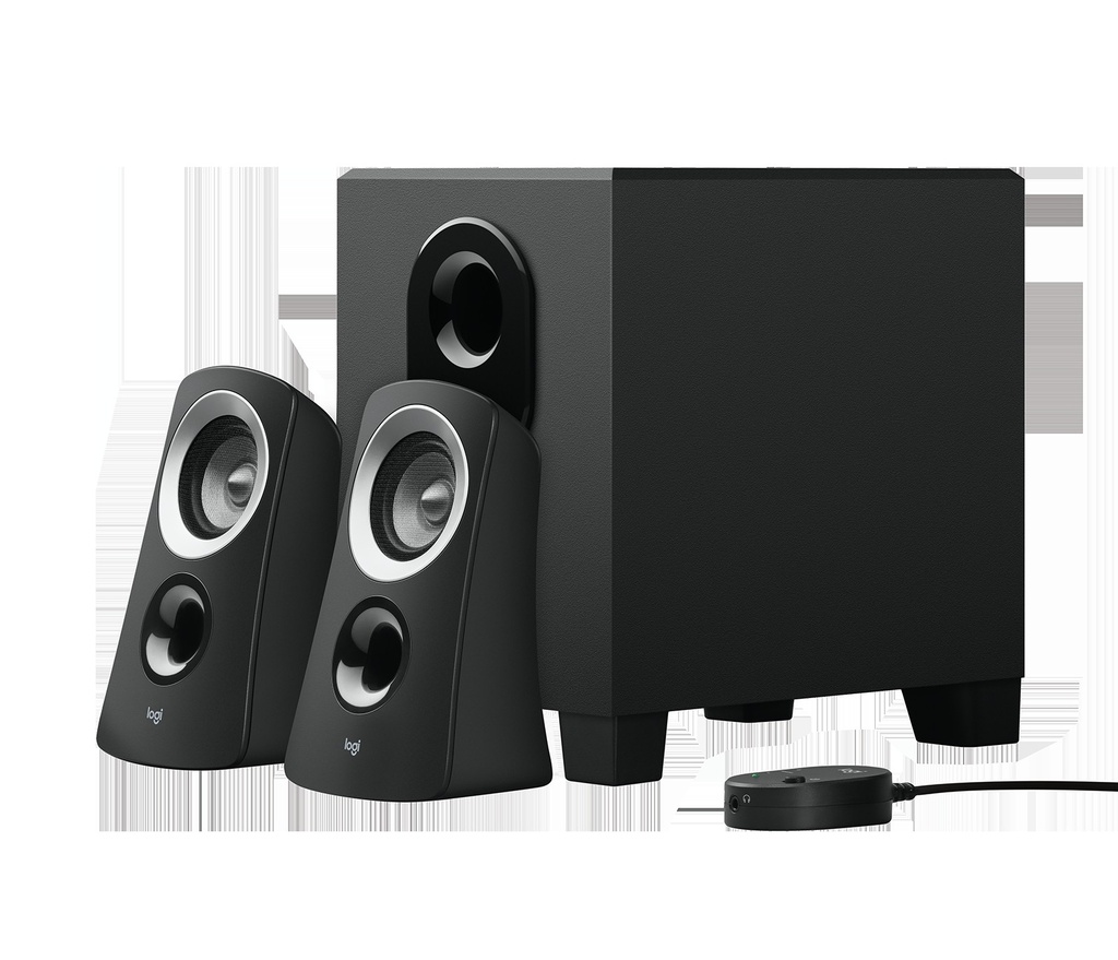[980-000382] SPEAKERS/LOGITECH SYSTEM Z313 WITH SUBWOOFER/25W/DISPOTVO. CON ENTRADA JACK 0.14 IN