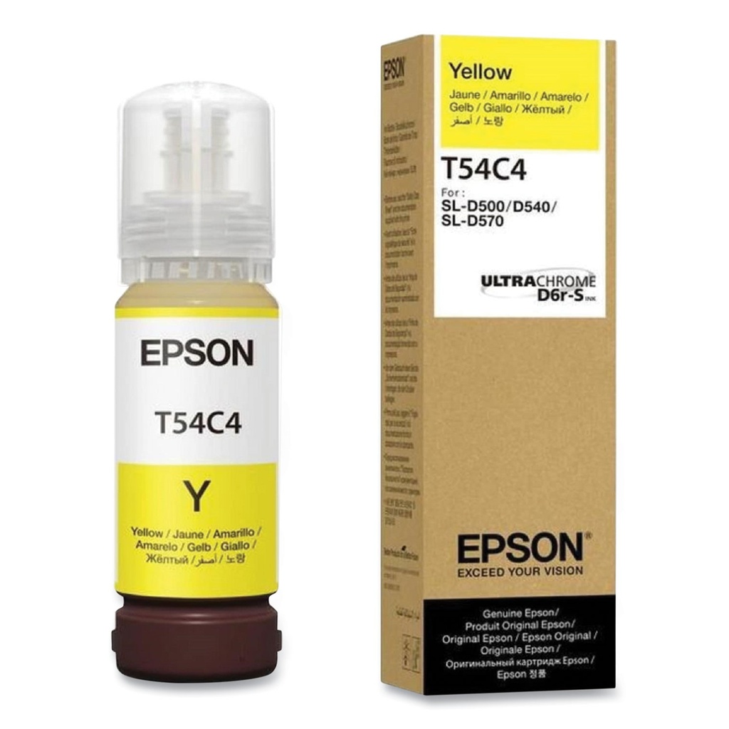 [T54C420] CONSUMIBLE EPSON/T54C AMARILLO ULTRACHOME D6R-S SL-D570 70ML T54C420