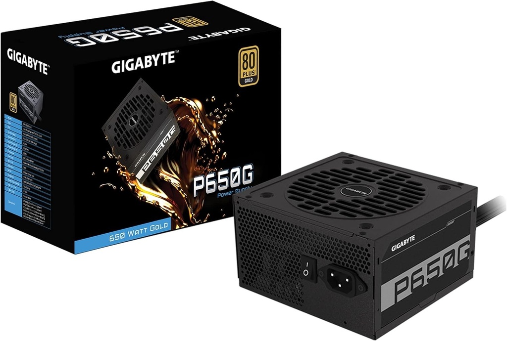 FUENTE GIGABYTE/P650G 80 PLUS GOLD ATX 12V 3.1 60HZ 28200-P65G5-1CUSR