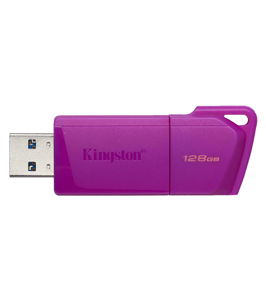 U2L128-7LP FLASHMEMORY KINGSTON/DATATRAVELER EXODIA M 128GB USB3.2 PURPLE