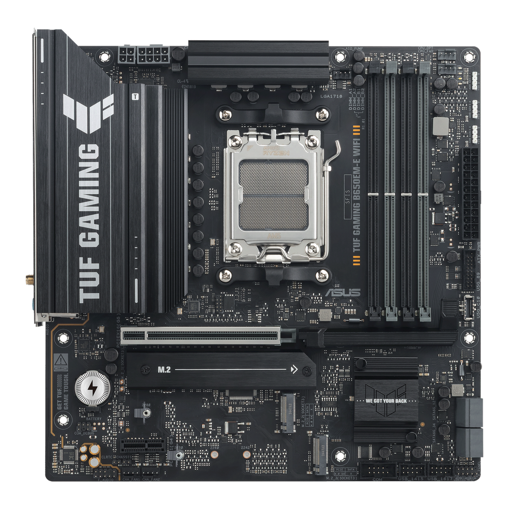 MAINBOARD ASUS/B650EM PLUS WIFI AM5 DDR5 8000MTS 3SLOTS DPORT HDMI MICRO ATX