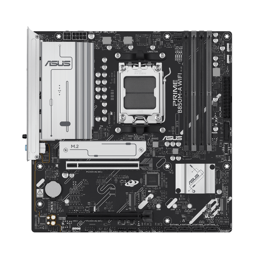 [S21-PPASUMAIPRIMEB850M-A2026051915] MAINBOARD/ASUS PRIME B850M-A AM5 DDR5 4 SLOTS AI PC READY PCI-E 5.0