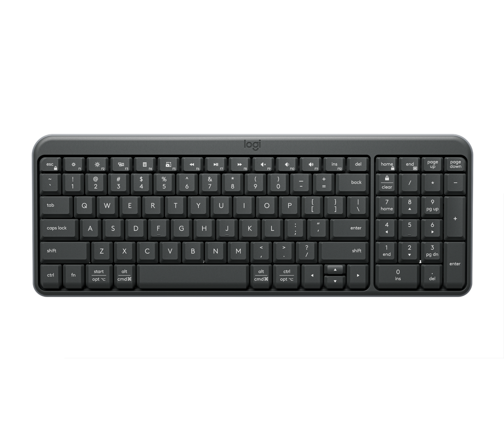 [920-013445] TECLADO LOGITECH K250/COMPACTO/BLUETOOTH/WIRELESS/INCLY.NUM-PAD/AJUSTABLE 7GRADOS