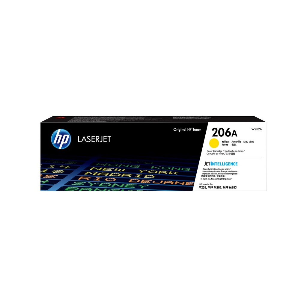 TONER HPINC 206A AMARILLO LASERJET M255/M282 1250 PAG W2112A