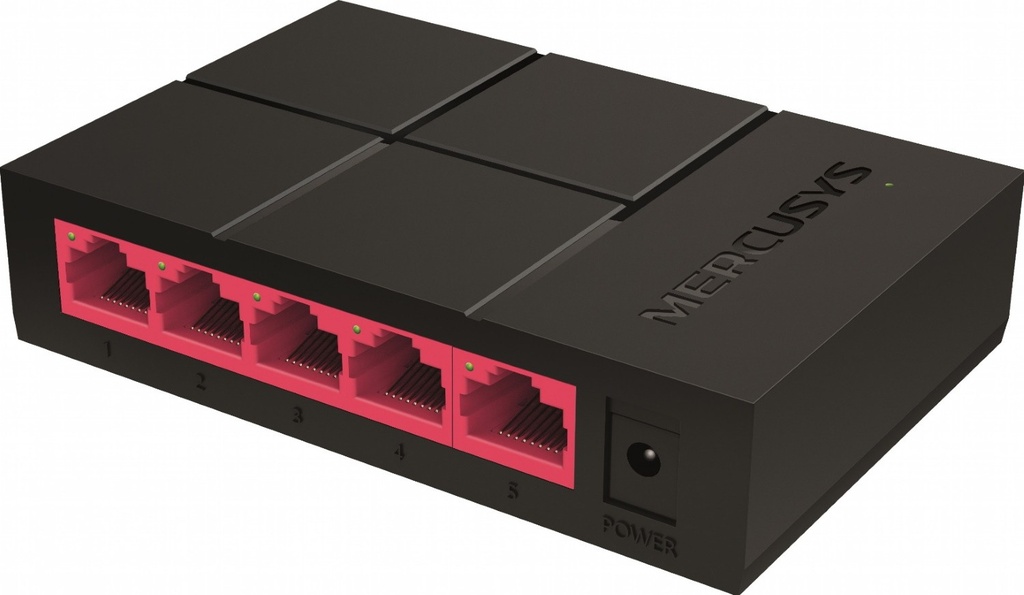 [SWIMERMS105G] SWITCH MERCUSYS ESCRITORIO 5-PORT 10-100-1000MBPS MS105G