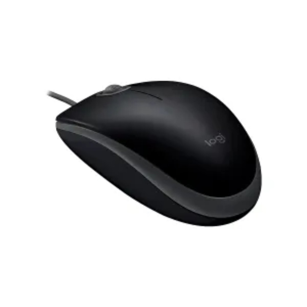 MOUSE LOGITECH M110 WIRED BLACK