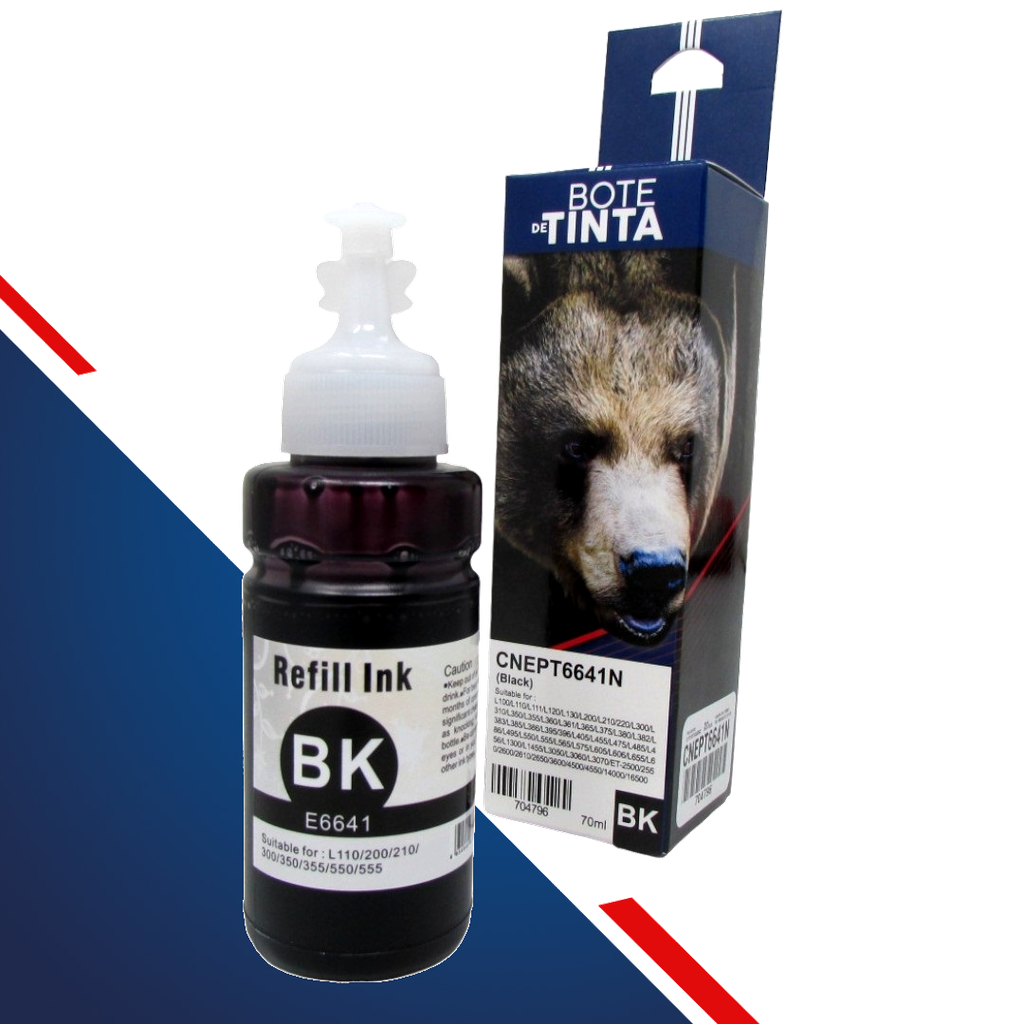 BOTELLA EPSON STYLUS T664120 NEGRO
