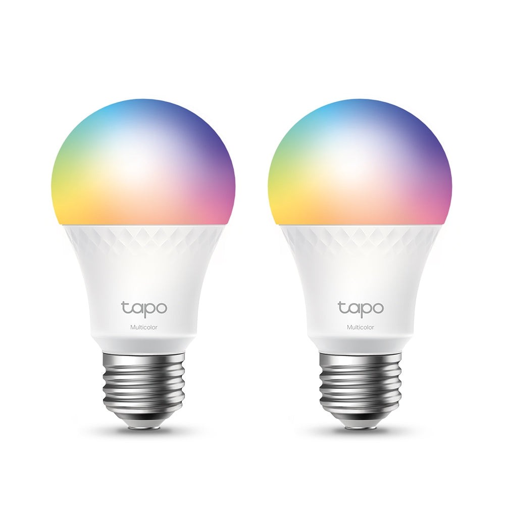 FOCO INTELIGENTE TP-LINK TAPO SMART WIFI LIGHT MULTICOLOR 1055 LUM. CONTROL POR VOZ (2 PACK)