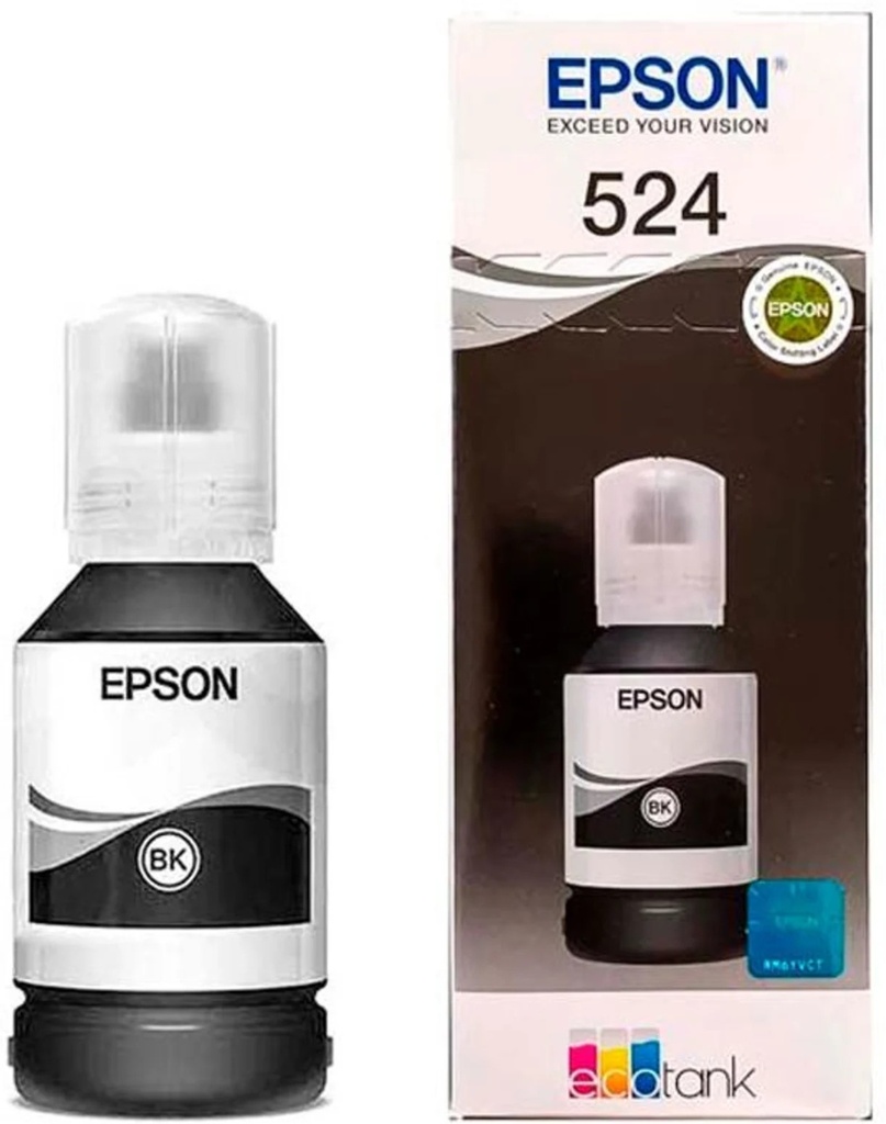 BOTELLA EPSON T524120 127ML NEGRO FOR L15160