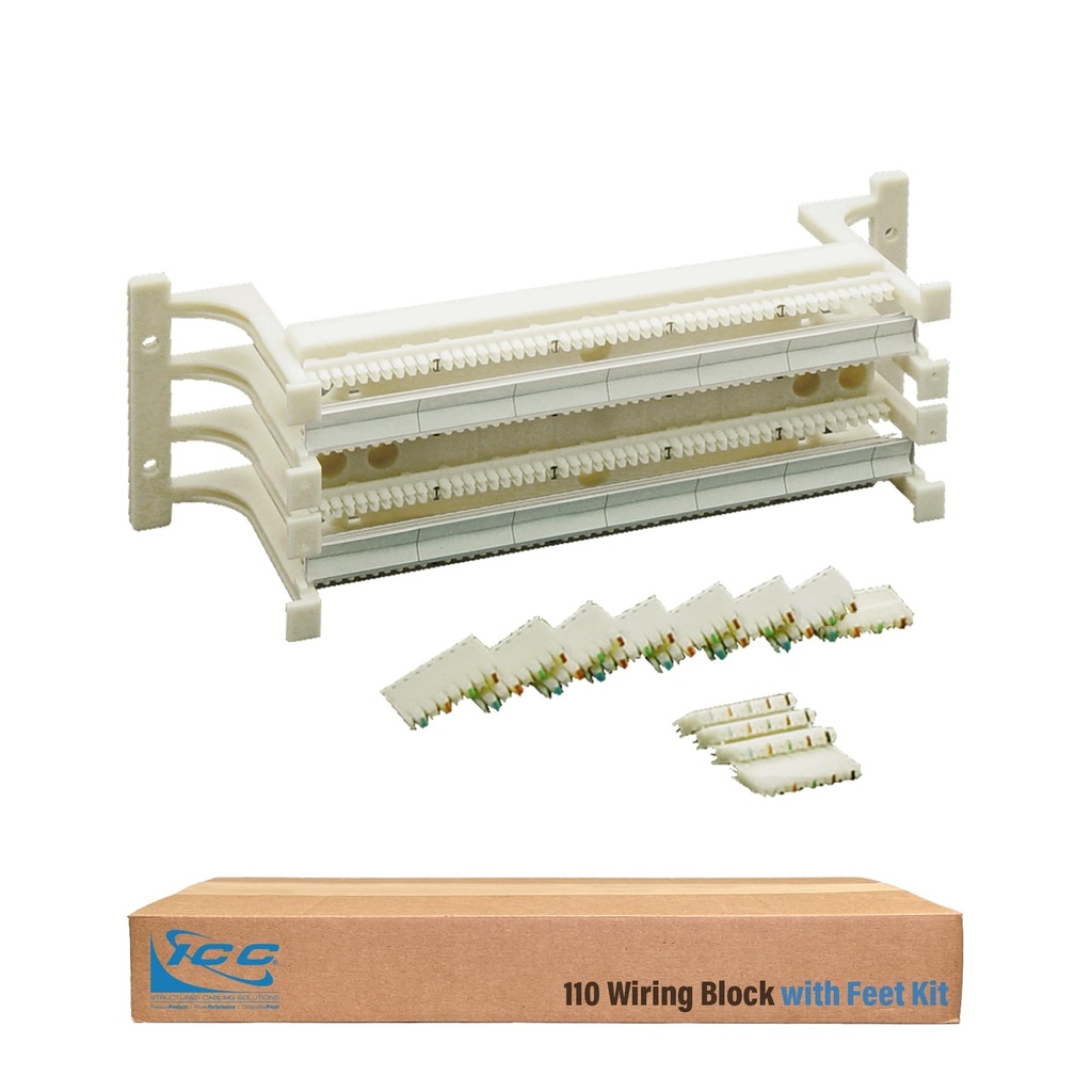 BLOCK IC110 CAT 5E W-FEET KIT 100 PAIR