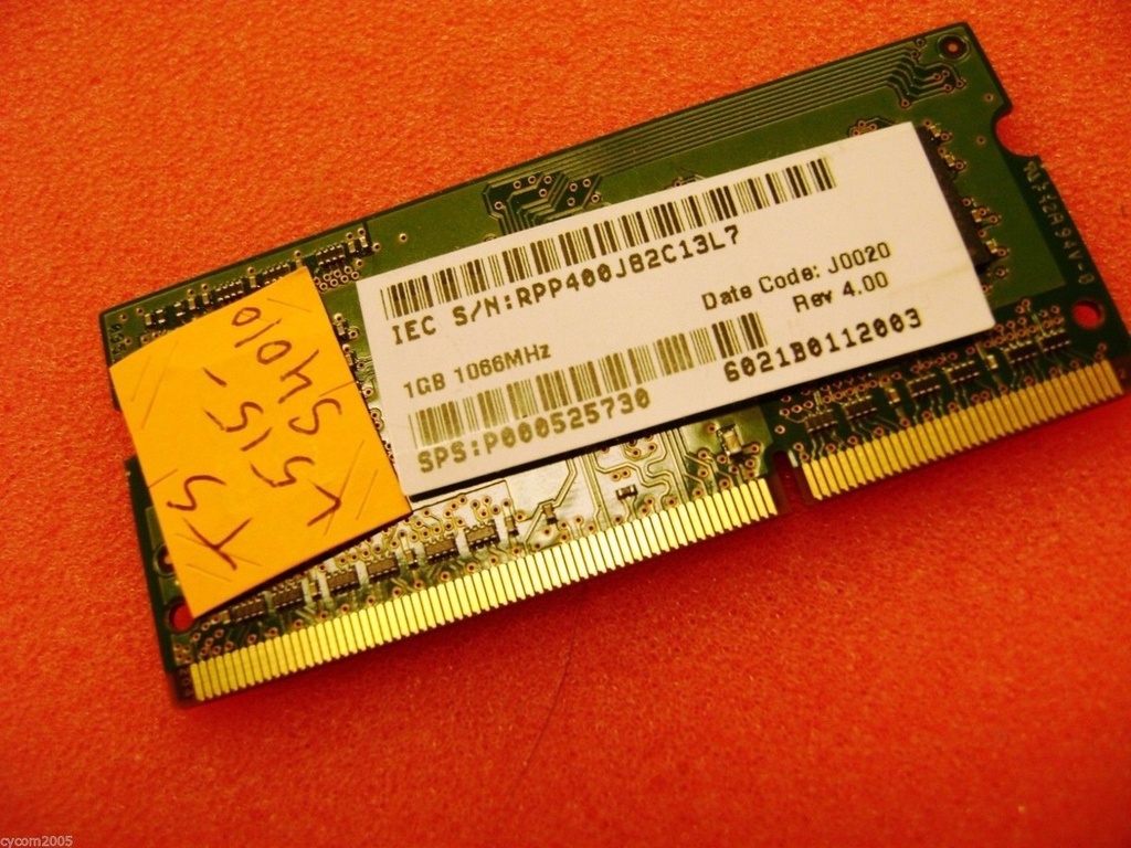 [DIMTOSP00525730] SO-DIMM TOSHIBA 1GB DDR3 P-1066