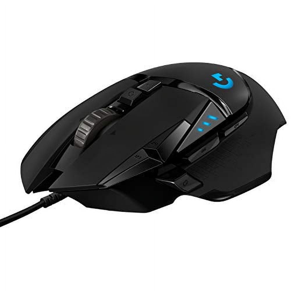 [MOULOG910005469] MOUSE LOGITECH GAMING G502 NEGRO HERO 16K G-HUB PESO AJUSTABLE RGB LIGHTSYNC USB ALAMBRICO