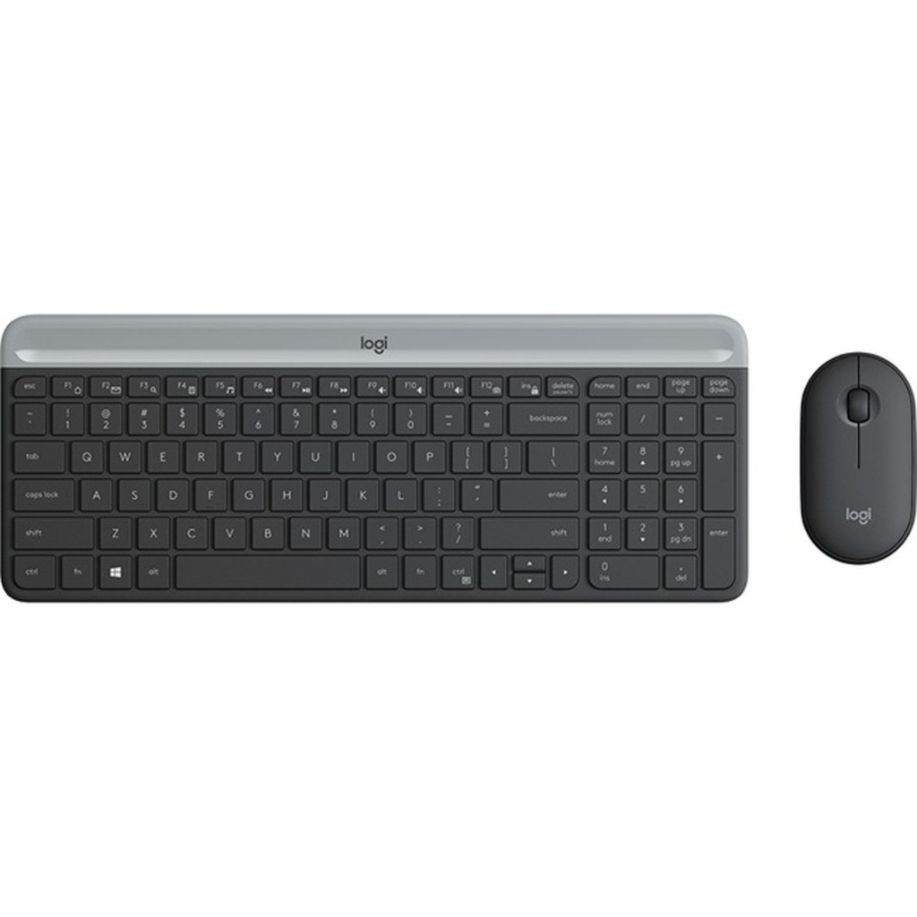 [KEYLOG920009266] TECLADO-MOUSE COMBO LOGITECH MK470 GRAFITO SLIM WIRELESS USB PLUG AND PLAY