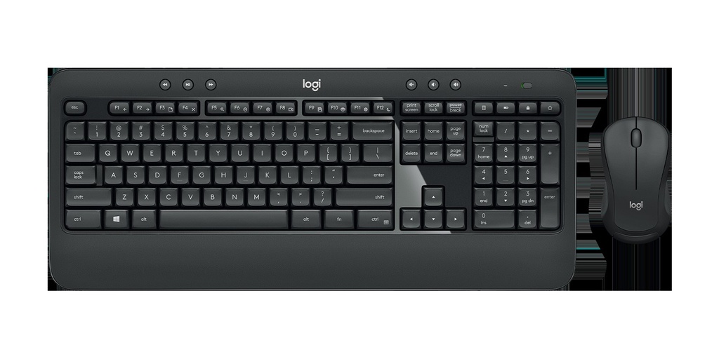 [KEYLOG920008673] TECLADO-MOUSE COMBO LOGITECH MK540 NEGRO ADVANCED WIRELESS USB UNIFYING PLUG AND PLAY