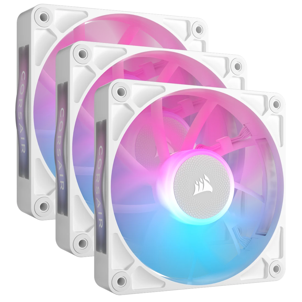 FAN TRIPLE STATER KIT CORSAIR iCUE LINK RX120 RGB 120mm PWM White