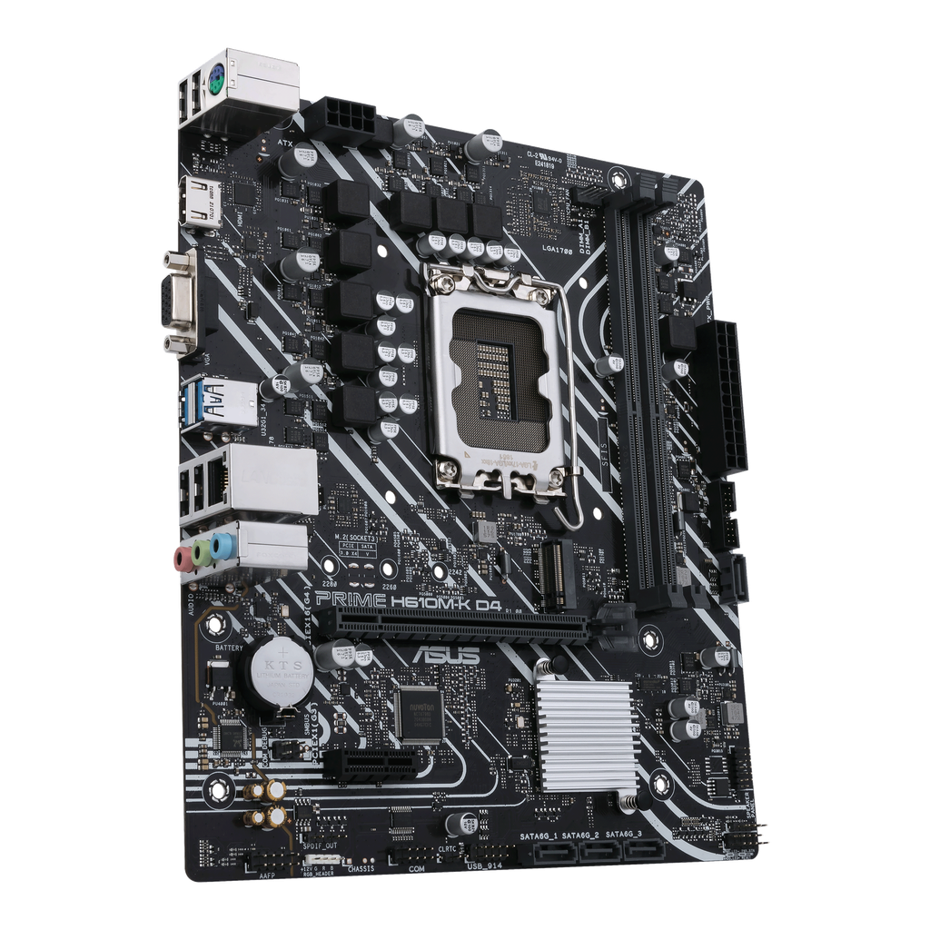 [MBOASUH610M-KD5] MBO ASUS PRIME H610M-K 13VA LGA1700 2XDDR5-5600 HDMI M.2 USB3.2 PCIE4.0 MATX