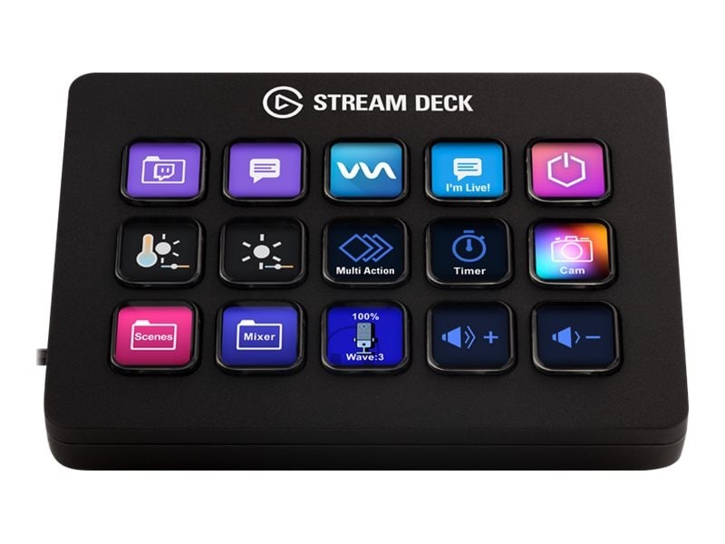 [ADACOR10GBA9901] STREAM DECK LCD CORSAIR 15 TECLAS CUBIERTAS DE FLUJO MK.2