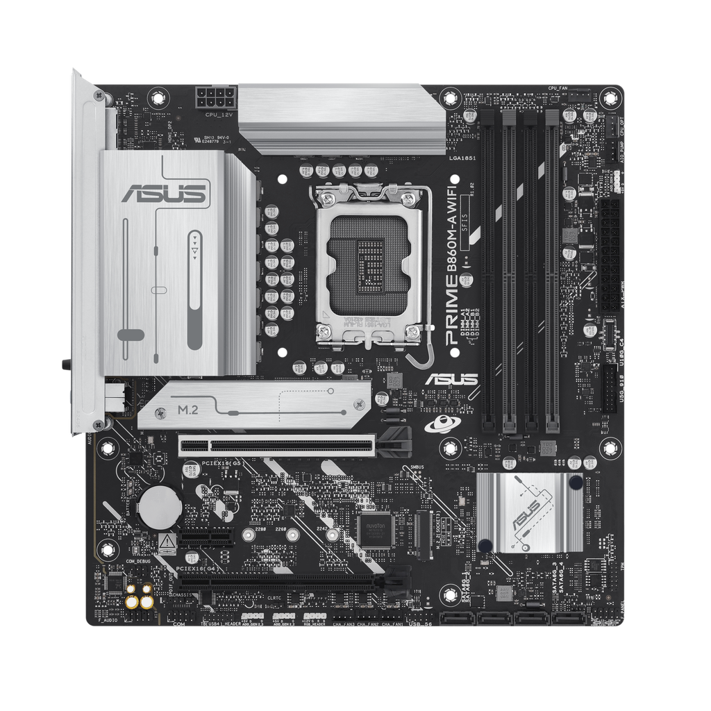 MBO ASUS Prime B860M-A Intel Core Ultra LGA1851 DDR5-8666Mhz 2DP HDMI M.2 PCIe5.0 uATX