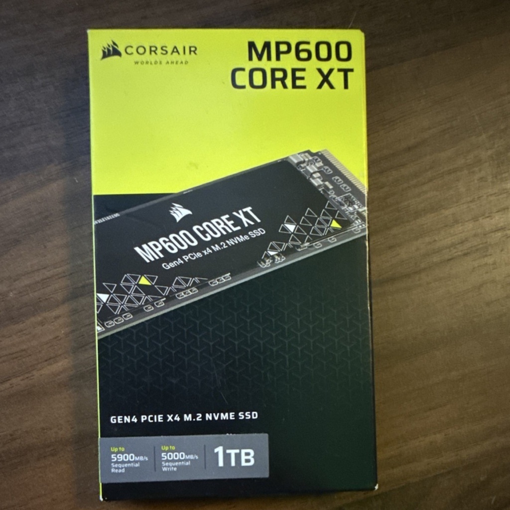 SSD CORSAIR 1TB M.2 SERIES GEN.4 PCIE MP600 CORE XT NVME NEGRO