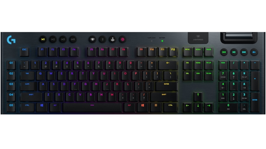 [KEYLOG920008902] TECLADO LOGITECH GAMING G915 WIRELESS RGB LIGHTSPEED FOR GAMING NEGRO
