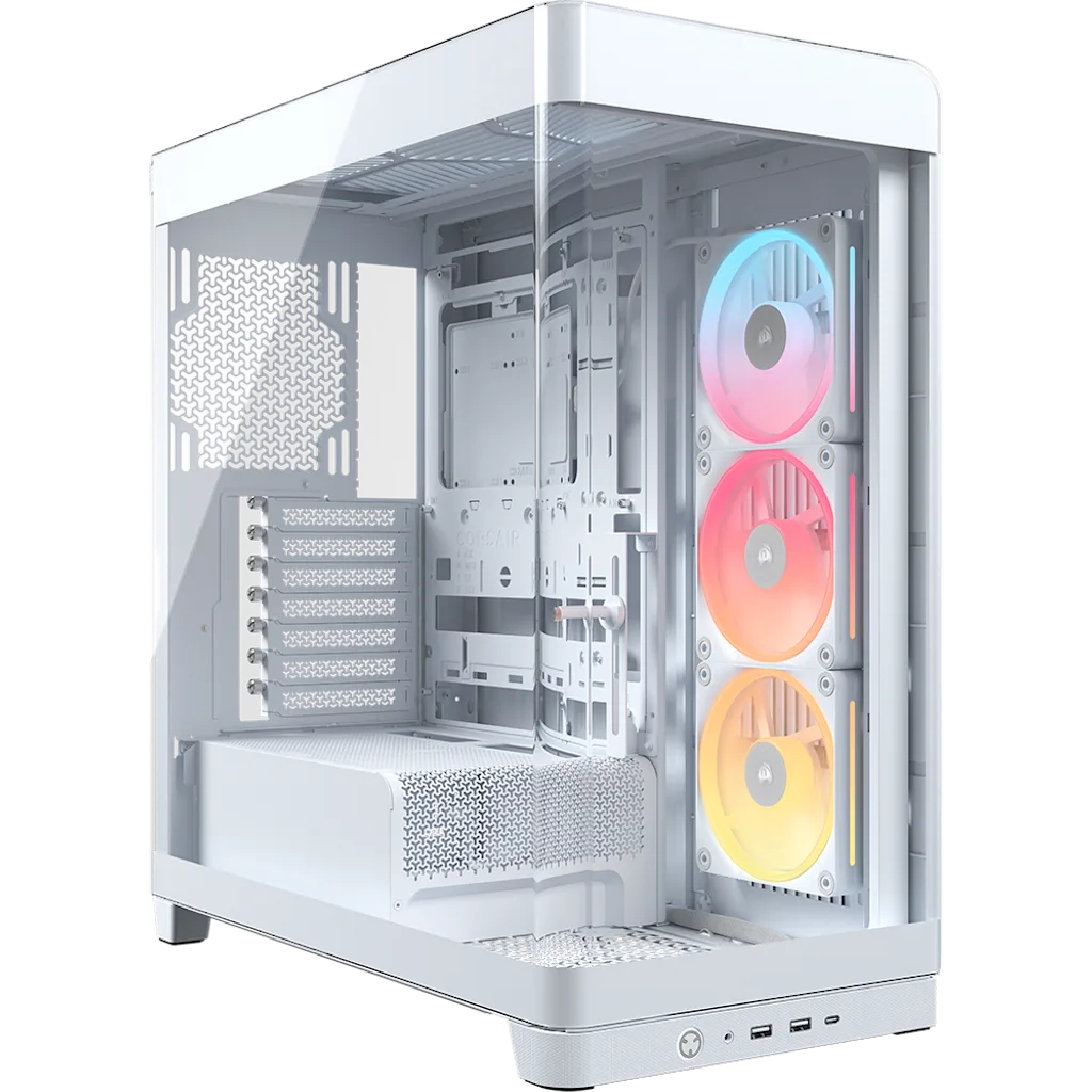 [CASCORCC9011317] CASE CORSAIR ATX 4500X LX-R RGB iCUE LINK Panoramic Glass 2USB3.2 HD-Audio Mid-Tower White