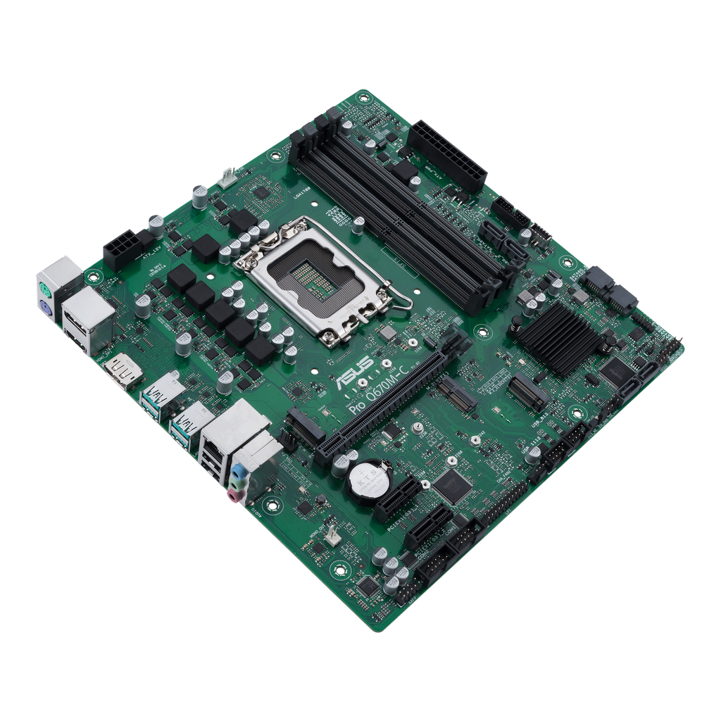 [MBOASUQ670MCCSM] MBO ASUS PRO Q670M-C-CSM 13VA-12VA LGA1700 4DDR5-5600 2DP HDMI 2M.2 6USB PCIE4.0 MATX