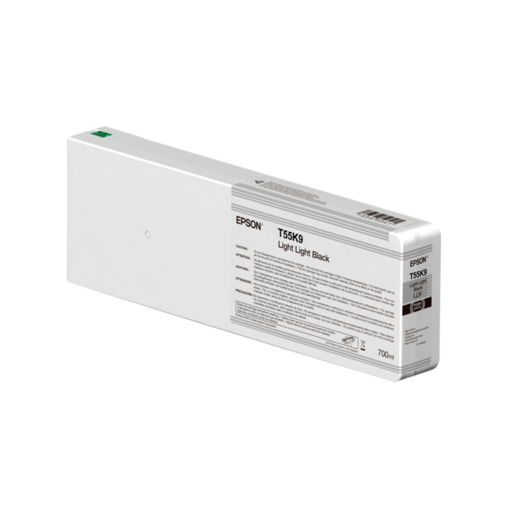 [SUMEPST55K900] CARTUCHO EPSON SINGLEPACK LIGHT LIGHT BLACK T55K900 ULTRACHROME HDX-HD 700ML FOR SURCOLOR