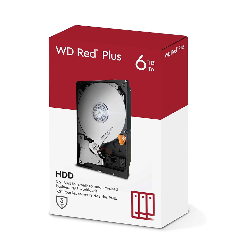 [HDDWDIWD60EFPX] DISCO DURO WESTERN DIGITAL-INTERNO 6TB 5400RPM 3.5INC. 24-7-NAS SATA6GB-S CACHE 256MB RED PLUS