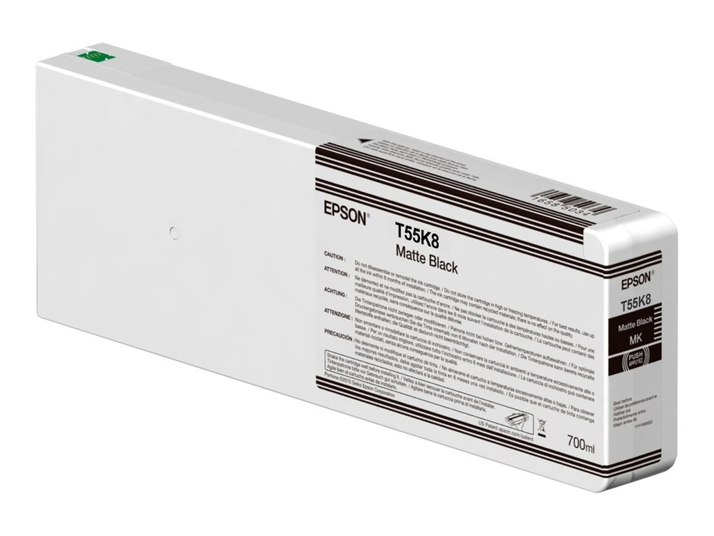 CARTUCHO EPSON T55K8 MATTE BLACK HDX-HD 700ML