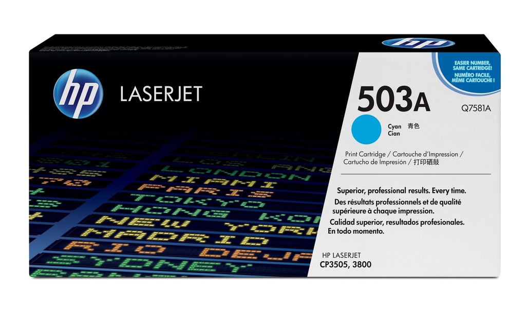 [SUMHPXQ7581A] TONER HP LASERJET 3505-3800 CIAN Q7581A