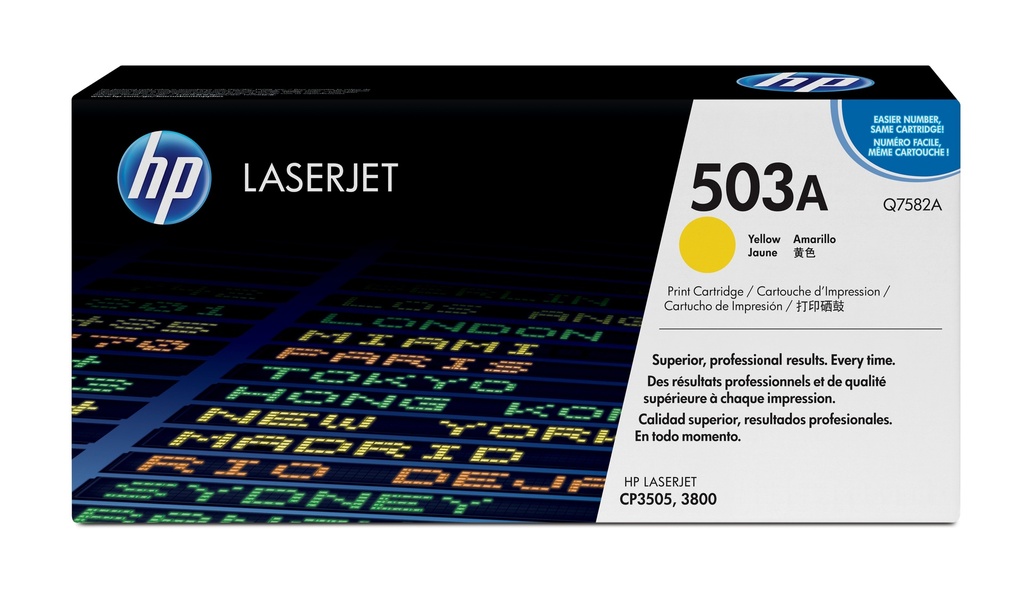 [SUMHPXQ7582A] TONER HP LASERJET 3505-3800 AMARILLO Q7582A
