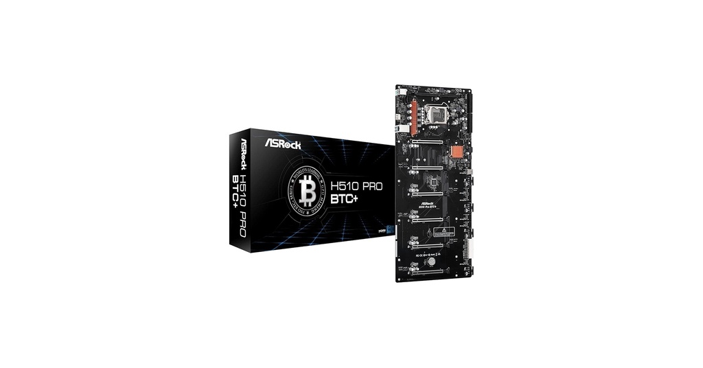 [MBOASRH510PBTCL] MBO ASROCK H510 PRO BTC PLUS 11VA. LGA1200 DDR4 HDMI 6PCI-EX3.0 M.2 2USB3.2