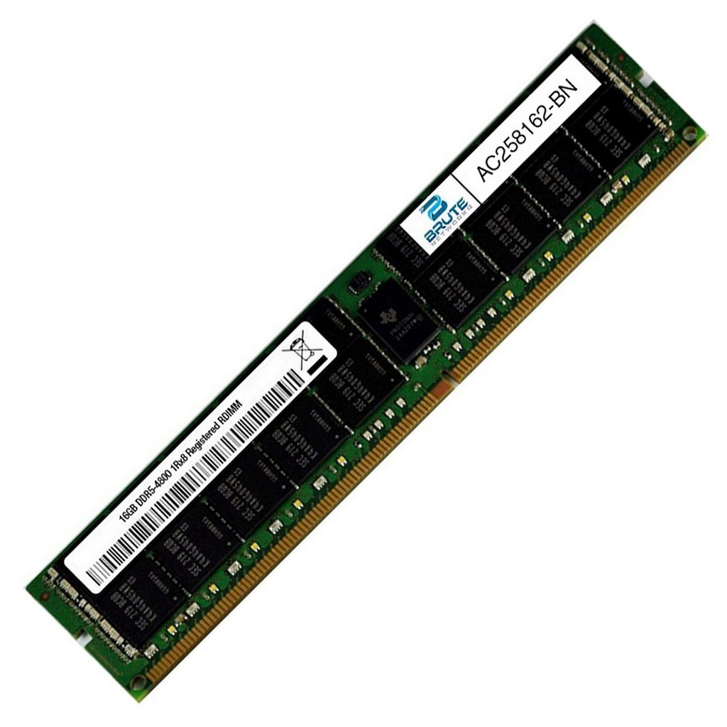 [DIMDELAC258162] DIMM DELL 16GB DDR5 UDIMM 4800MHz ECC para R660xs R760xs
